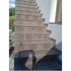 trepte granit peach red